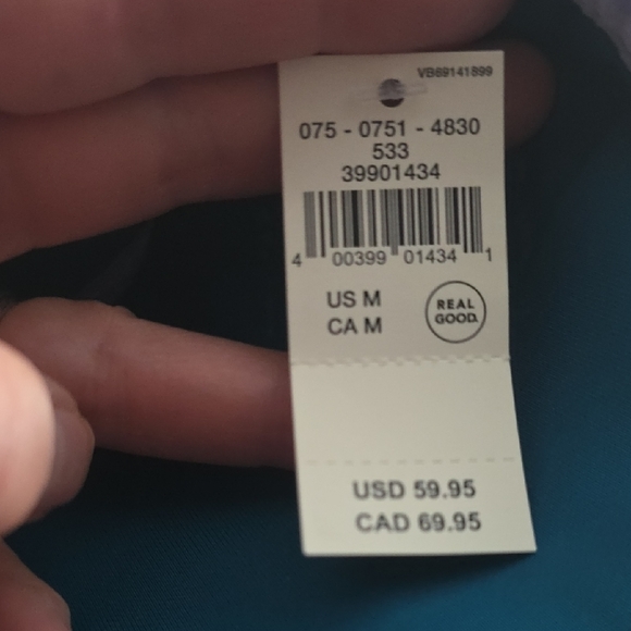 Aerie One Piece Keyhole Swimsuit - Blue, Purple And Green Floral. Size Medium - Picture 4 of 7